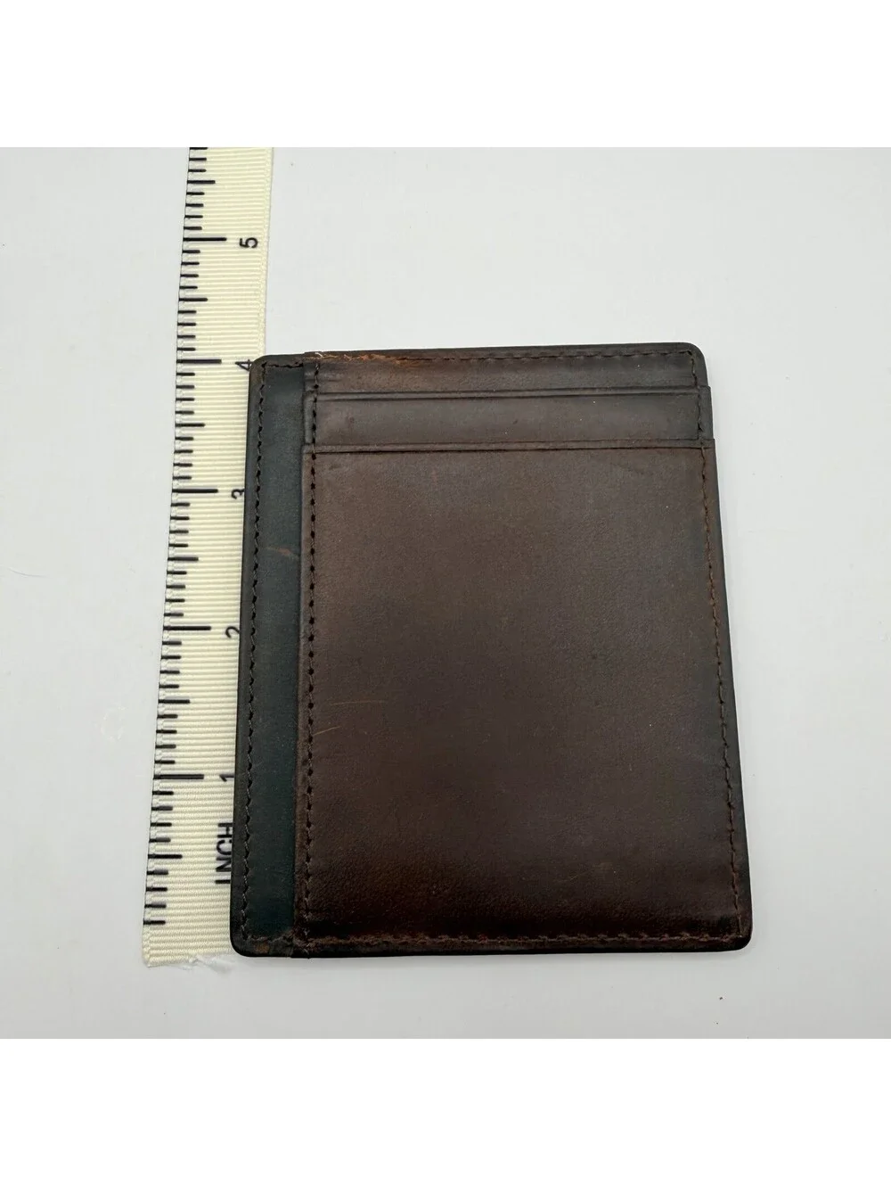 Andar Men’s Wallet Credit Card Holder Distressed Brown With Bag